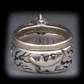 Day of the Dead Wedding Rings - Back